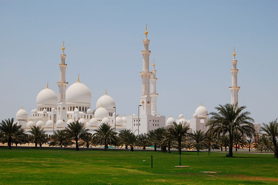 Белая мечеть шейха Заида, Abu Dhabi, ОАЭ , Ближний Восток