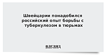 Швейцарии понадобился российский опыт борьбы с туберкулезом в тюрьмах