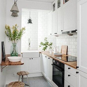 Дизайн маленькой кухни: 12 способов увеличить пространство