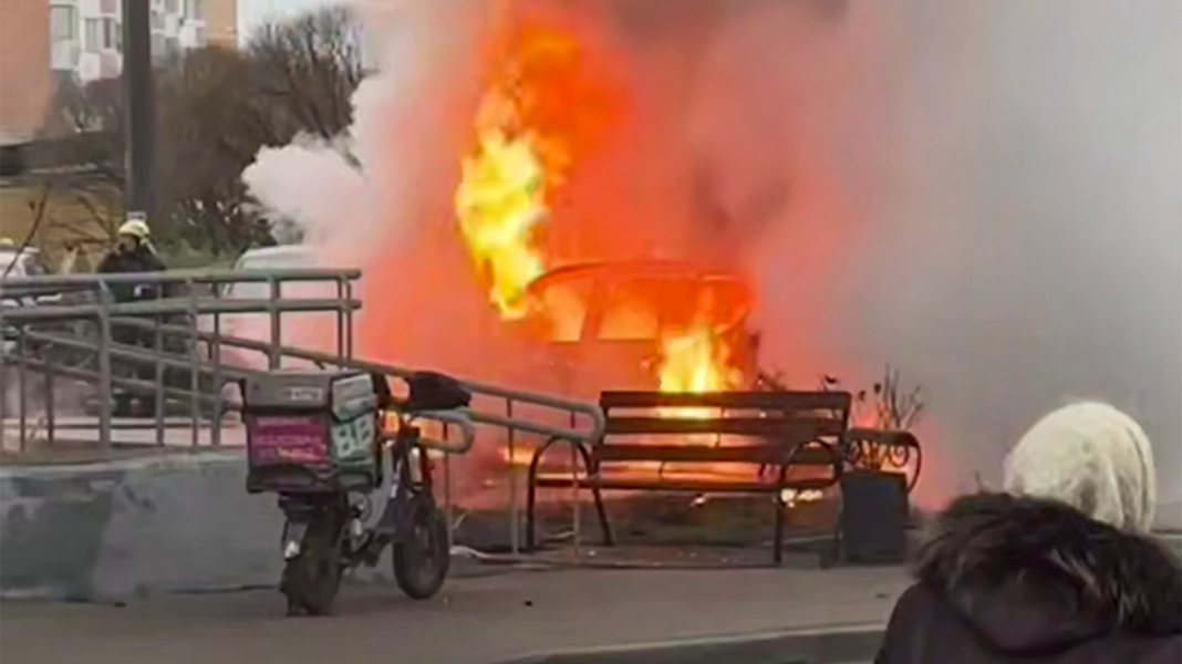 В Новой Москве взорвался автомобиль