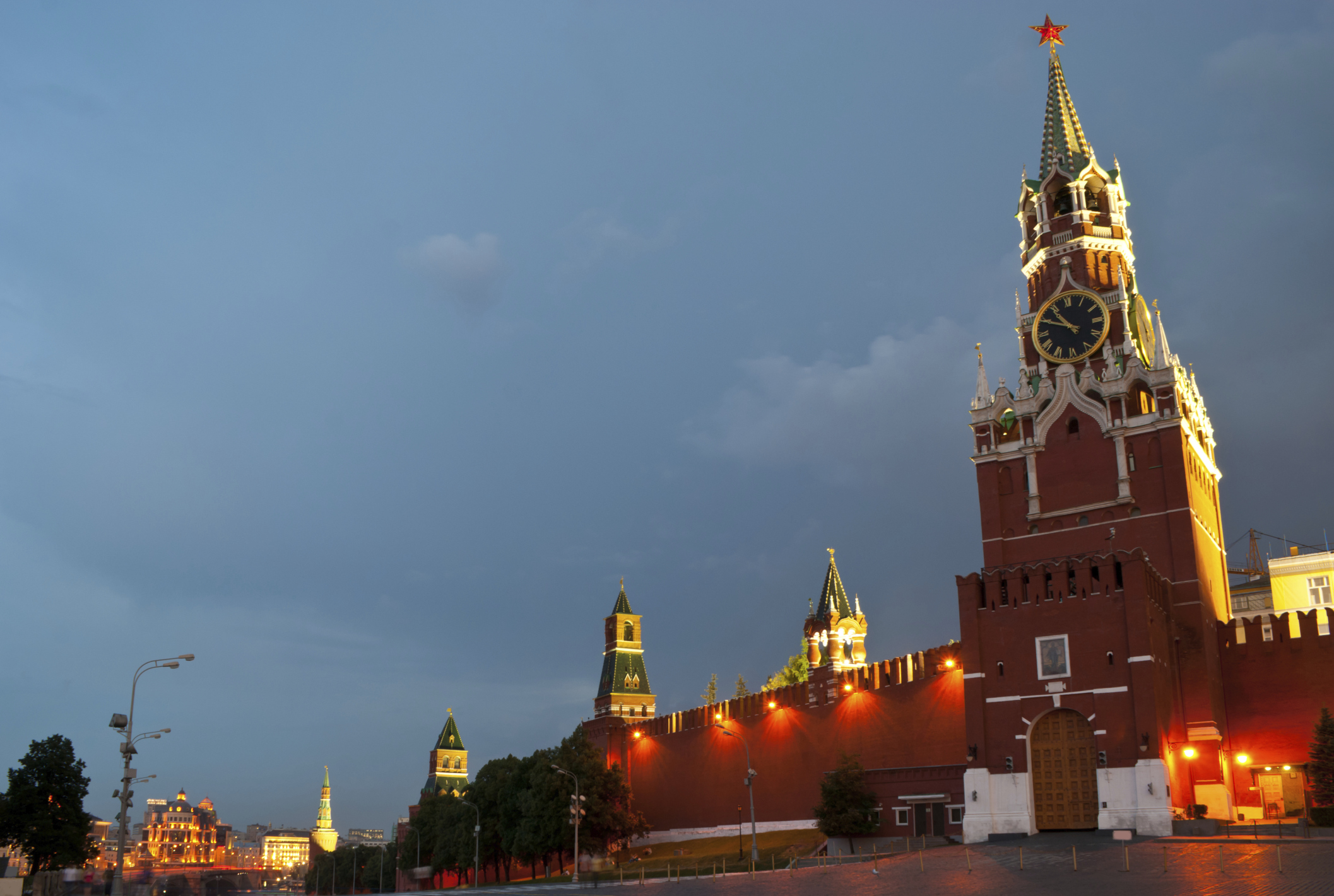 Спасская башня, Кремль, Москва, Россия, Европа