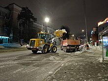 На трёх улицах Ижевска планируется вывоз скопившегося снега