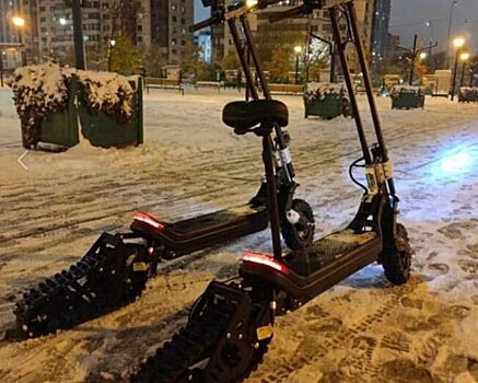 Саратовцев напугали зимними скоростными электросамокатами