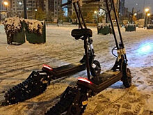 Саратовцев напугали зимними скоростными электросамокатами