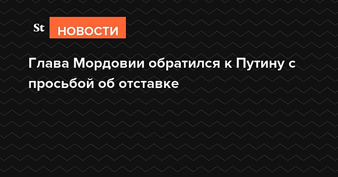 Здунов намерен сосредоточиться на развитии в Мордовии бизнеса и инвестклимата