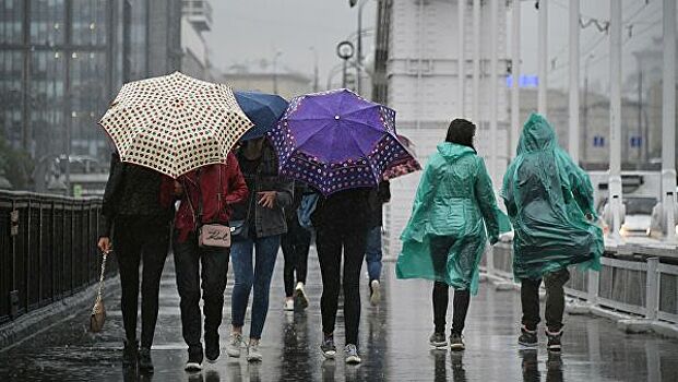 Дождь обошел Москву стороной