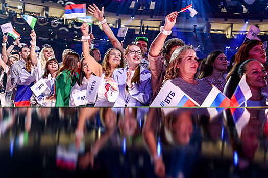 На "Live Арене" в Москве начался конкурс "Интервидение"