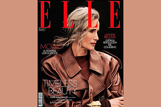 Макдауэлл снялась для обложки испанского Elle