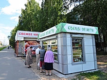 В Вологде начали устанавливать торговые павильоны, оформленные в едином стиле