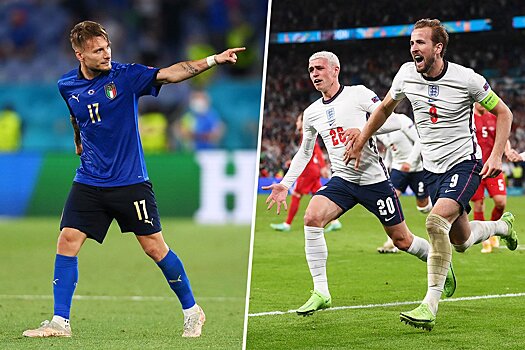 Финал Евро-2020: сравнение игроков сборной Италии и Англии по стоимости и статистике