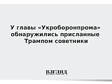 У главы «Укроборонпрома» обнаружились присланные Трампом советники