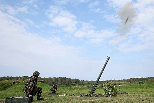 Витебск: Десантники на учениях ОДКБ отрабатывают огневое поражение