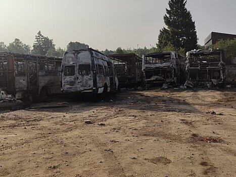 Полиция возбудила дело после поджога маршруток на автостоянке в Ногинске