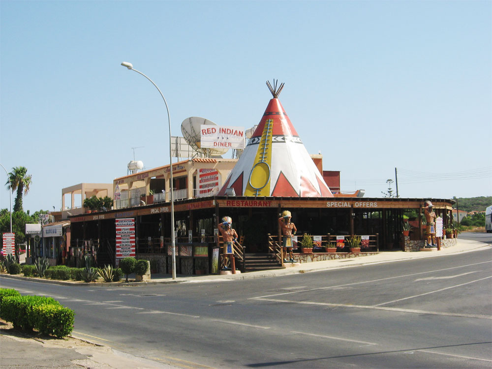 Ресторан Red Indian, Протарас, Кипр, Европа