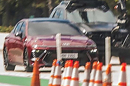 Внешность новой Hyundai Sonata раскрыли во время съемок рекламы