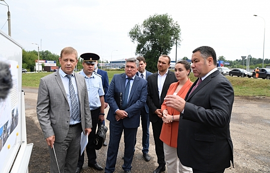 Губернатор Игорь Руденя проинспектировал ход работ по ремонту дорог в Твери