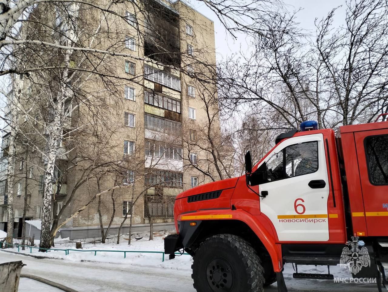 3-летний ребёнок погиб при пожаре в Ленинском районе Новосибирска