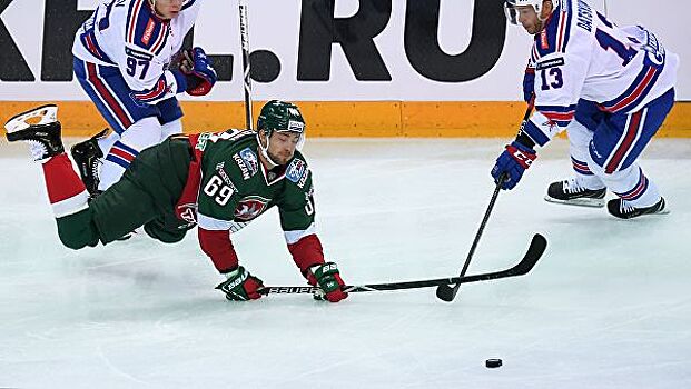 Гусев повторил рекорд Радулова в КХЛ