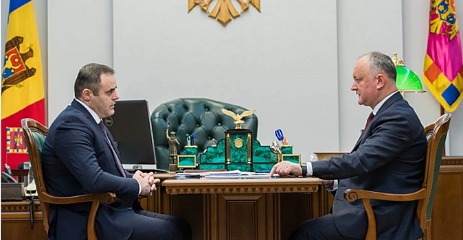 Додон ценит решение «Газпрома» снизить цену на «голубое топливо» для Молдовы