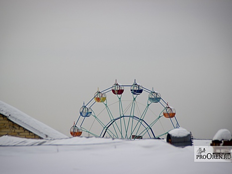 Неблагоприятные погодные условия в Оренбуржье — метель не утихает