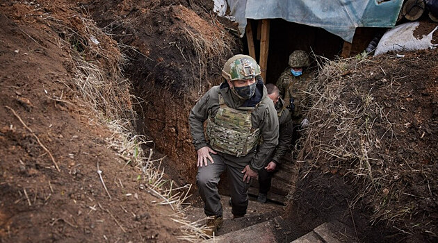 На Украине оценили авторитет Зеленского в армии