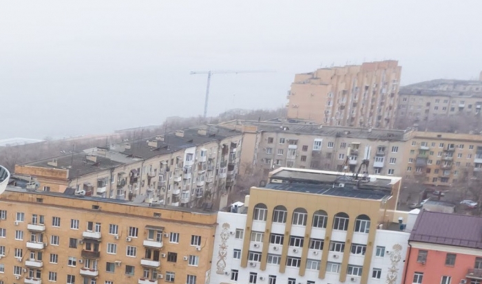 В центре Волгограда разрушается фасад исторического здания