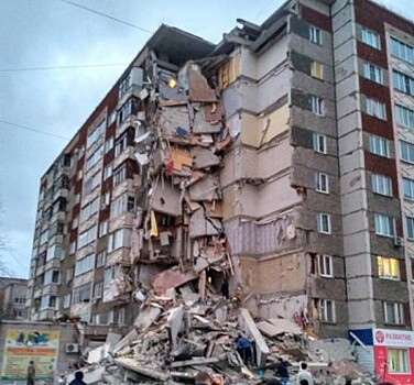 В Ижевске обрушился жилой дом