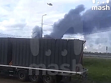Момент вылета дронов из грузовика в Иркутской области попал на видео