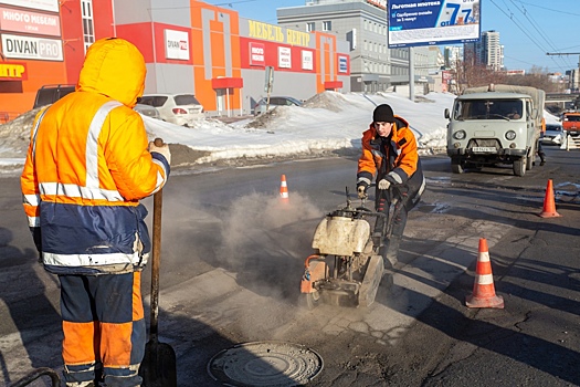 В Новосибирске почти за 200 млн рублей отремонтируют дорогу на улице Выборной