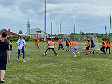 В преддверии Всемирного дня детского футбола транспортные полицейские Мордовии организовали мероприятие для учащихся школьного лагеря