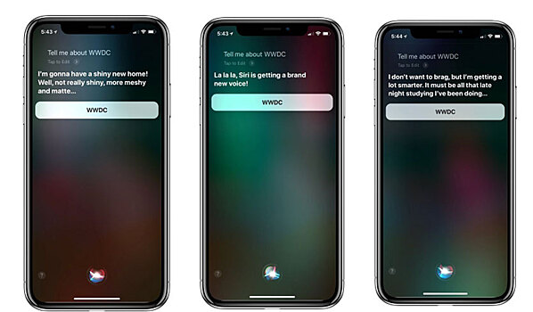 Siri намекнула, что будет на WWDC 2018