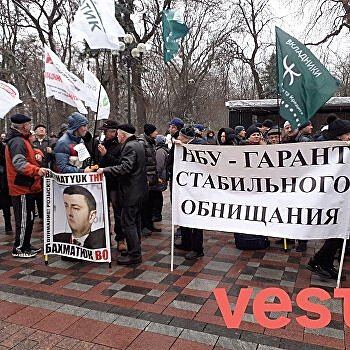 «Мы хотим работать в Украине»: предприниматели вышли на протест под стены Рады