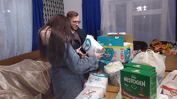 Валерий Лидин помог обеспечить памперсами и питанием малышей, эвакуированных из Донбасса