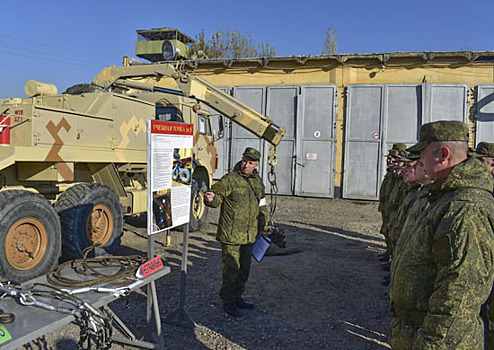 С российскими военнослужащими в Таджикистане проведены занятия по технике безопасности в преддверии зимнего периода обучения