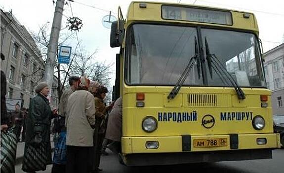 Воронежцы просят вернуть «народный маршрут»