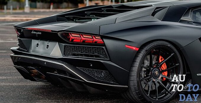 Lamborghini Aventador демонстрирует привлекательные колеса