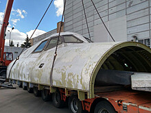 Макет космического корабля "Буран" отправили из Подмосковья в Сочи