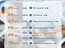 В Саратове опубликовали афишу летнего кинотеатра на наступившую неделю