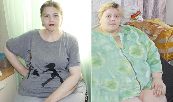 За полтора года волгоградка похудела на 140 кг
