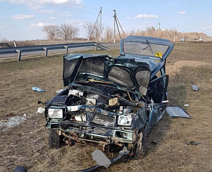 В Самарской области водитель "Оки" разбился насмерть, не справившись с управлением