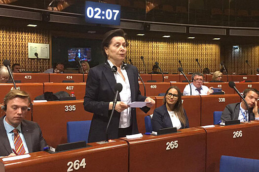 Наталья Комарова выступила в Совете Европы