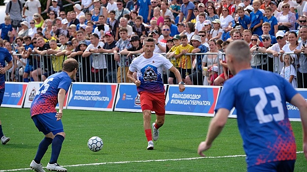 Первый матч на обновленном стадионе в Домодедове прошел в рамках проекта «Выходи во двор»