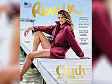 Супермодель Синди Кроуфорд снялась в одной куртке для обложки