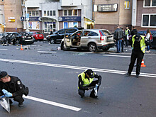 В центре Киева взорвался автомобиль
