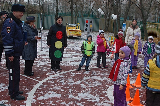 В Покровском-Стрешневе дети сыграют в игру «Внимательный пешеход»