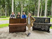 Новое пианино установили в Центральном парке Наро-Фоминска