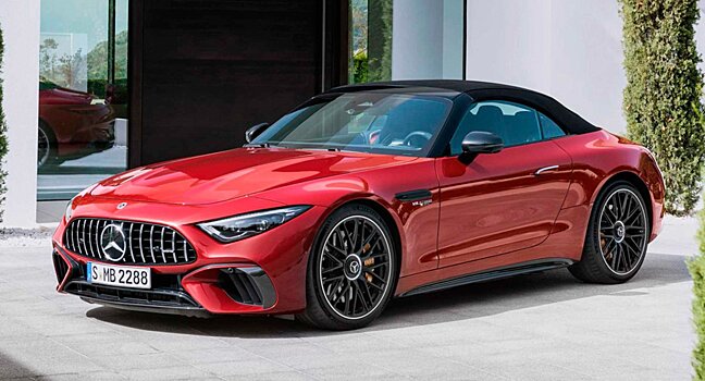 Компания Mercedes представила новый 585-сильный кабриолет SL