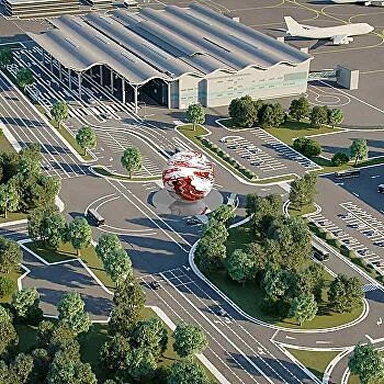 Одесский аэропорт украсят гигантским изменчивым шаром