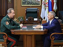 Минниханов обсудил вопросы безопасности с директором Росгвардии Золотовым
