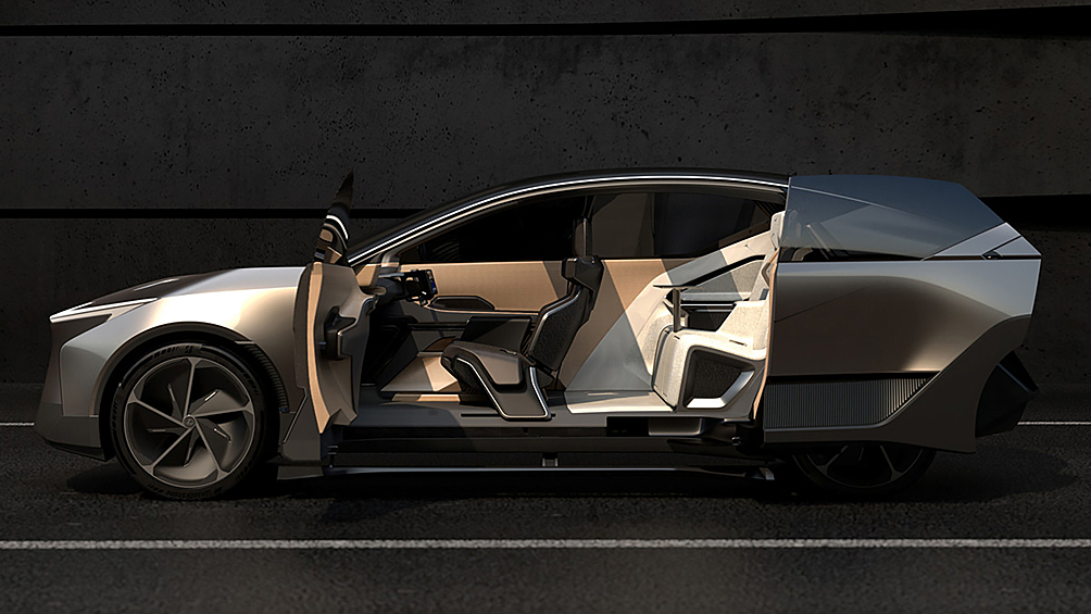 Lexus показала сразу два концепта - LF-ZL и LF-ZC. Автомобили будут оборудованы электродвигателем, а их кузов будет изготовлен из трех модулей, соединенных между собой методом ковки.